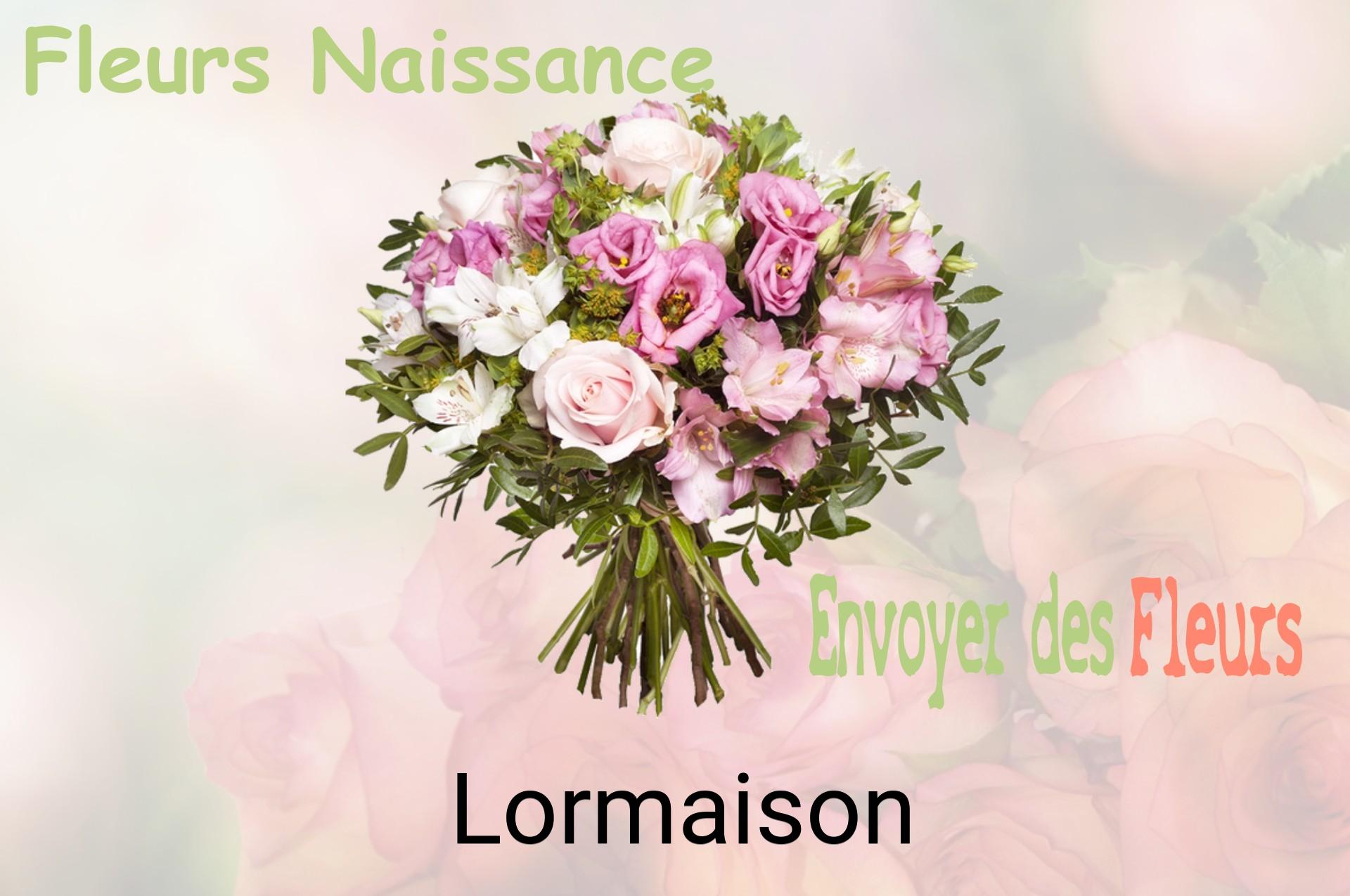 Bouquet de fleurs de naissance livré à Lormaison